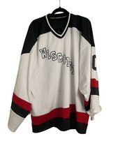 Wisconsin Badgers Hockey Jersey Size XL Vintage 1990 s