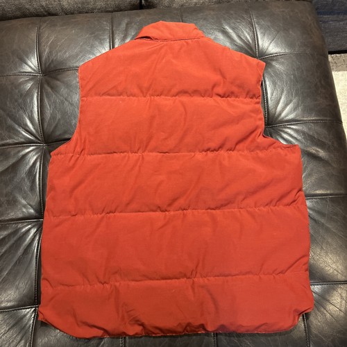 Vintage 80s PENFIELD goose down puffer vest Ski Jacket Red XL USA Made Coat - Picture 8 of 10