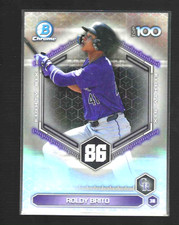 ROLDY BRITO 2026 Bowman Chrome Scouts Top 100 Prospects #BTP-86 Rockies Prospect