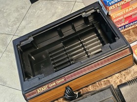 Atari 2600A (2) & 7800 Pro System Lot w Game Center 39 Games Joystick Paddles 