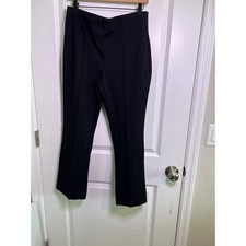 COUNTERPARTS Black Flare Leg Trousers Women's Business Casual Pants L