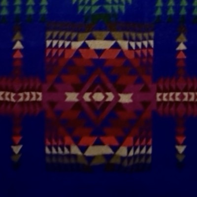Vintage Pendleton Beaver State Chief Joseph Blanket 70x52 Cobalt