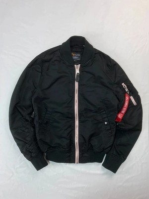 Alpha Industries MA-1 leichte Damen Bomberjacke schwarz S #562