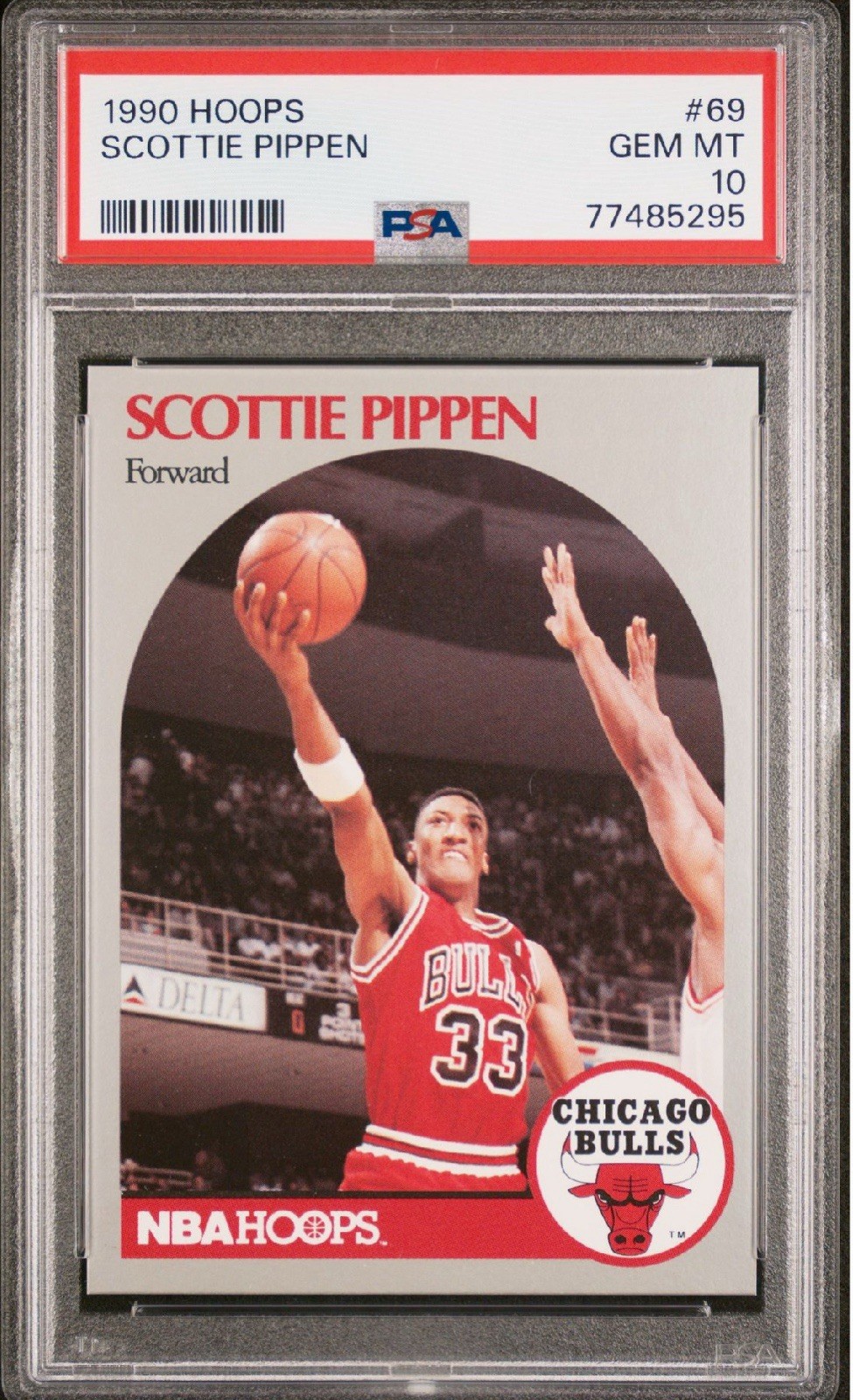 1990-91 NBA Hoops Scottie Pippen Chicago Bulls #69 PSA (10) Gem Mint