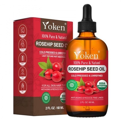 Organic Rosehip Seed Oil Face Skin Hair Nails Cold Pressed Aceite Rosa Mosqueta 