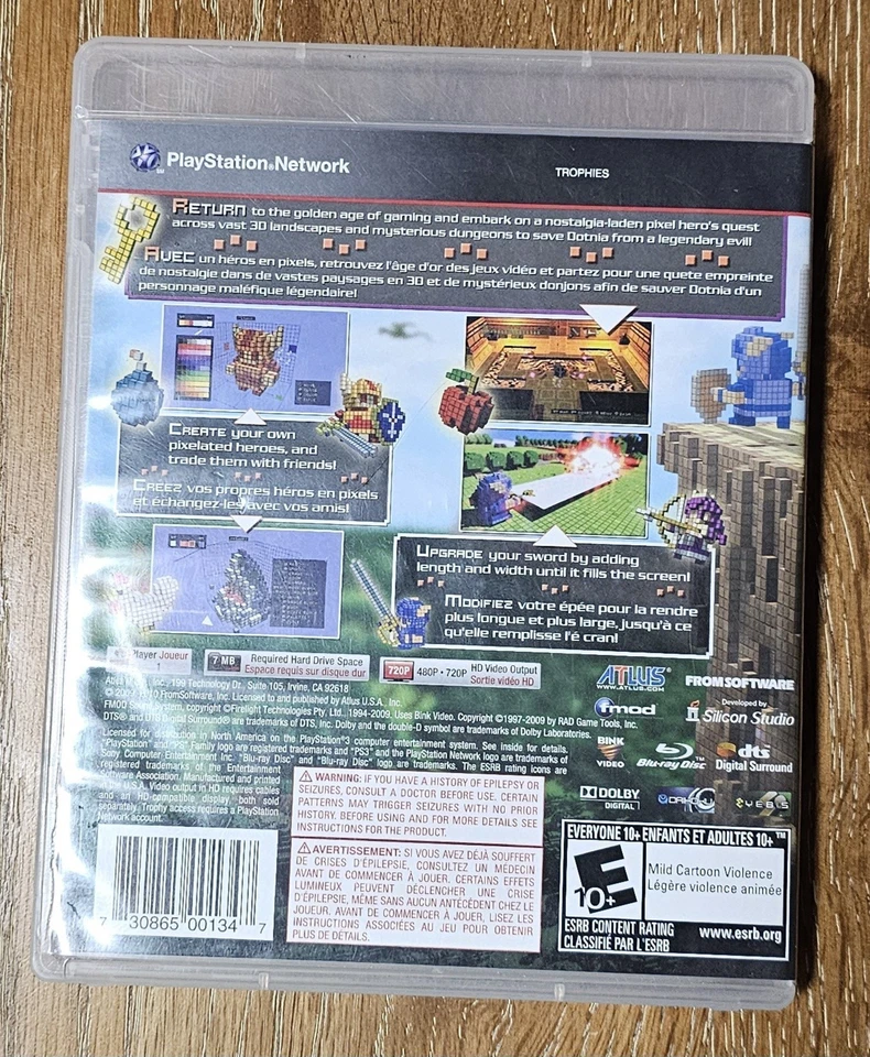 3D 点游戏英雄索尼 PlayStation 3,2010,完整带盒带手册 — 第 2/4 张图片