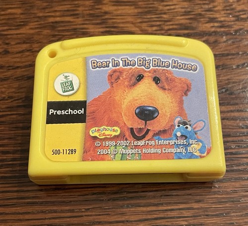 My First Leap Pad Game Cartridge Leap Frog Preschool Bear in the Big Blue House
