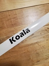 Koala decals stickers rv nickname camper 2  PAIR Gloss BLACK 10" FAST USA