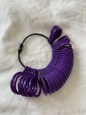 Jewelry Ring Sizer Mandrel Measuring Ring Finger Size Gauge Tool