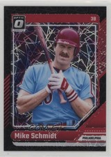 2024 Panini Donruss Optic Black Velocity Prizm 30/39 Mike Schmidt #31 HOF 0m0