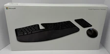 Microsoft Sculpt Ergonomic Desktop Keyboard Mouse Combo L5V-00001 Wireless NEW