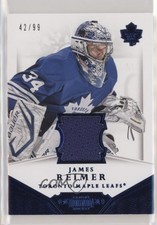 2013-14 Panini Dominion Authentic Material Jersey 42/99 James Reimer #D-EI 0q3