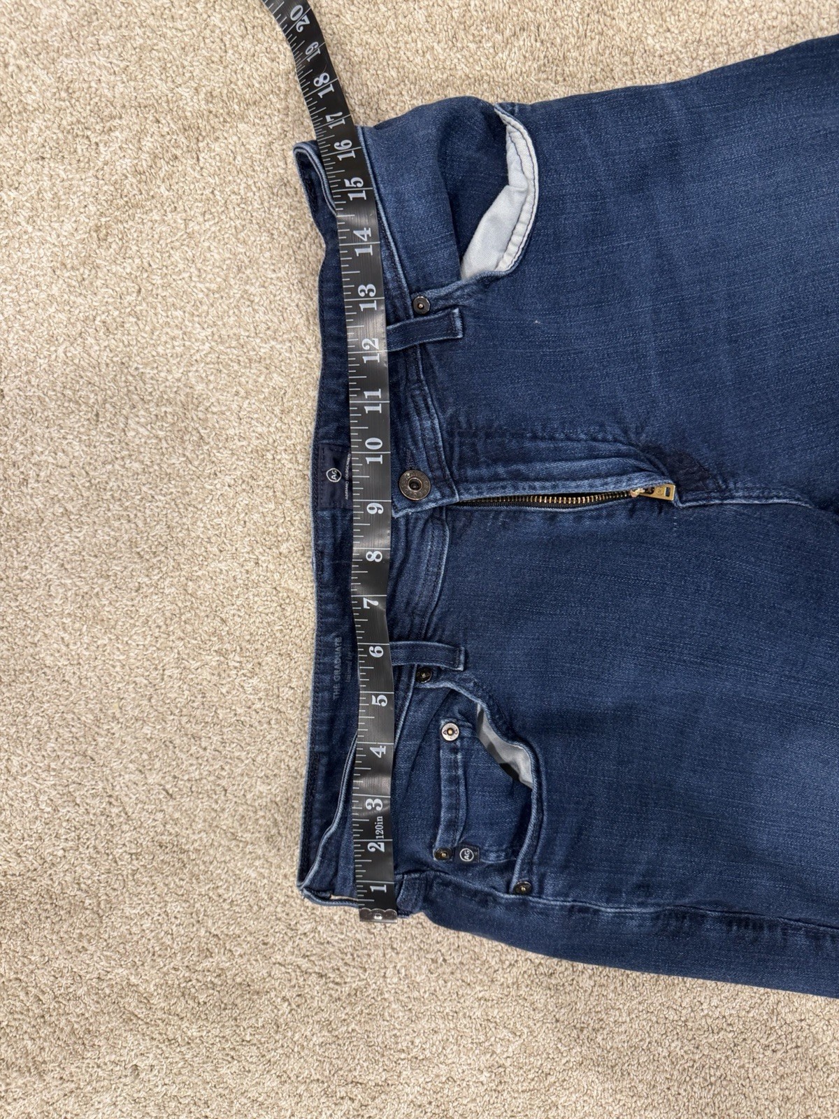 AG Adriano Goldschmied Men's Blue Jeans 34 Waist 27 Inseam thumbnail 2