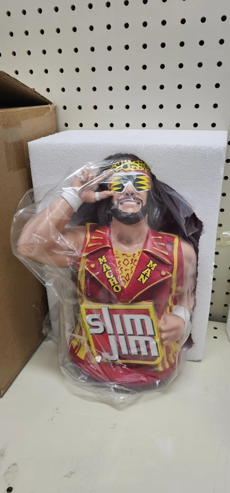 MACHO MAN RANDY SAVAGE Slim Jim Display 2025 Collector Series Mint - New! NIB - Image 2 of 4