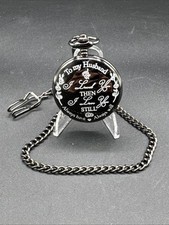To My Husband Engraved Love Pocket watch Fathers Day Birthday Gift
