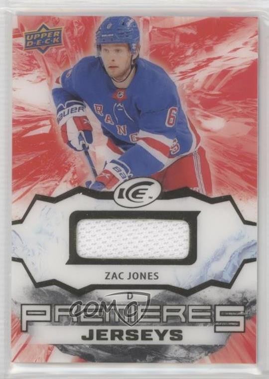 2021-22 Upper Deck Ice Premieres Jerseys Zac Jones #IPA-ZJ Rookie RC 1yj