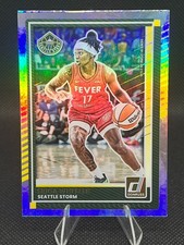 Erica Wheeler 2025 Panini Donruss WNBA Silver Holo SP #80 Seattle Storm