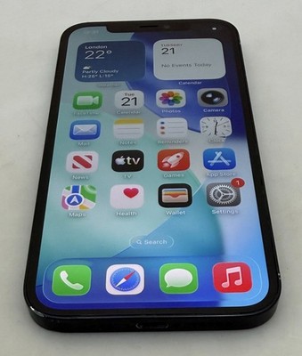 Apple iPhone 12 64gb Schwarz Entsperrt Ordentlicher Zustand 84% Gesundheit Funktioniert Top