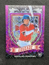 2021 Panini Chronicles Geraldo Perdomo Crusade Purple Velocity #8