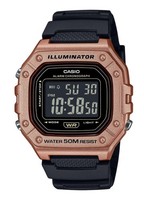 Casio Standard Digital Schwarz Zifferblatt Quarz W-218HM-5BV Herrenuhr