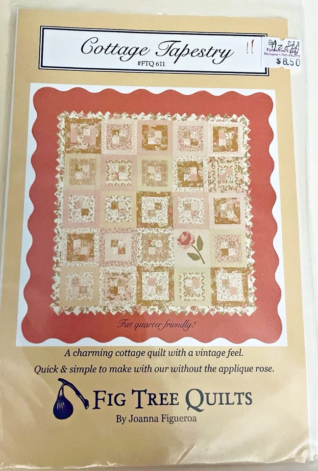Cottage Tapestry by Fig Tree Quilts Joanna Figueroa 72" X72" FQ Friendly - Image 2 of 4