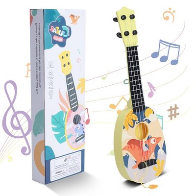 YOLOPLUS+ Kids Toy Ukulele, Kids Guitar Musical Toy,17 Inch 4 Steel Strings, ...