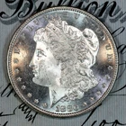 * 1880-P * SOLID+ GEM BU MS MORGAN SILVER DOLLAR * FROM ORIGINAL COLLECTION