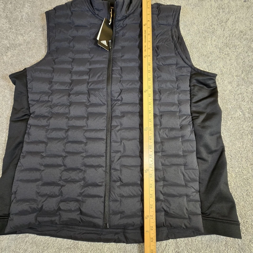 NWT Adidas Frost Guard Duck Down Insulated Vest Full Zip  Black Size XL - Image 4 of 4