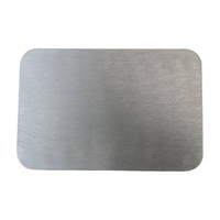 Teller Edelstahl Matt 13,5X10Cm Kerzenhalter Oval Kerzenteller Tischdekoration