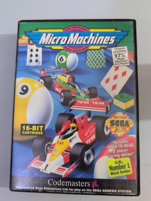 Micro Machines (Sega Genesis, 1993) CIB, Tested And Cleaned