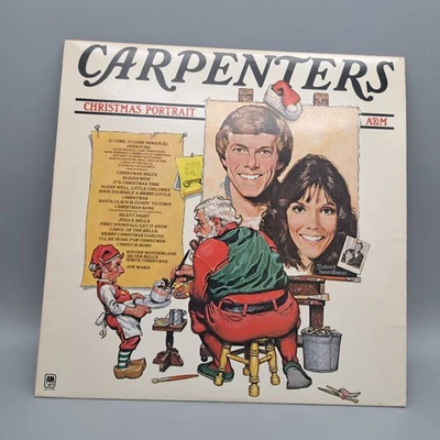 Carpenters Christmas Portrait LP 1978 A&M Records Vinyl Album SP-4726 Tested - Image 1 of 4