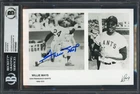 Willie Mays Signed 5x7 Photo San Francisco Giants Auto GM 10 Beckett
