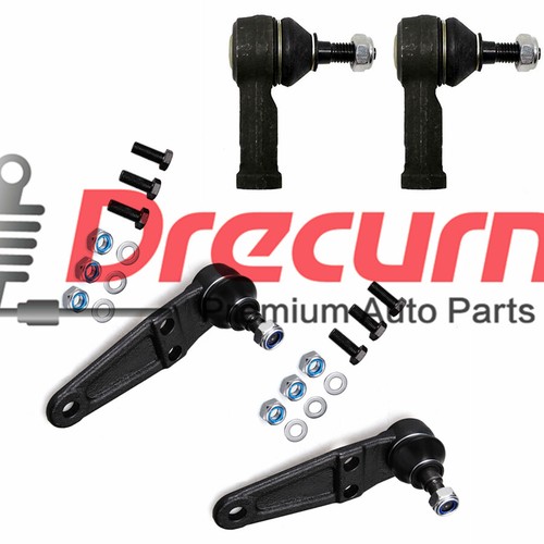 4PC Outer Tie Rod Lower Ball Joints Set For Volvo 240 242 244 245 265