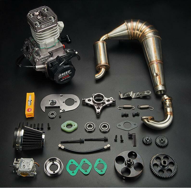 SCZ Alloy 70CC engine powerful + Pipe + WJ71 for HPI KM SCZ Alloy 70CC engine powerful + Pipe + WJ71 for HPI KM