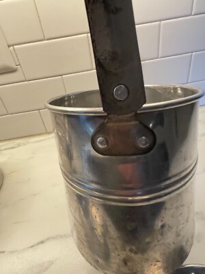 Vintage Leyse Priscilla Ware Aluminum Coal Miner's Lunchbox