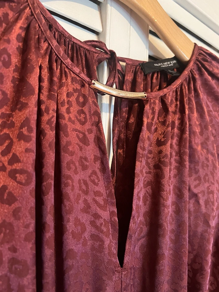 Mono Pantalones MARC NEW YORK Para Mujer Talla Grande L Mameluco Manga 3/4 Satinado Foto 4 de 4