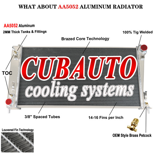 3 Row Radiator For Ford F150 F250 F350 Expedition / Lincoln Navigator ...