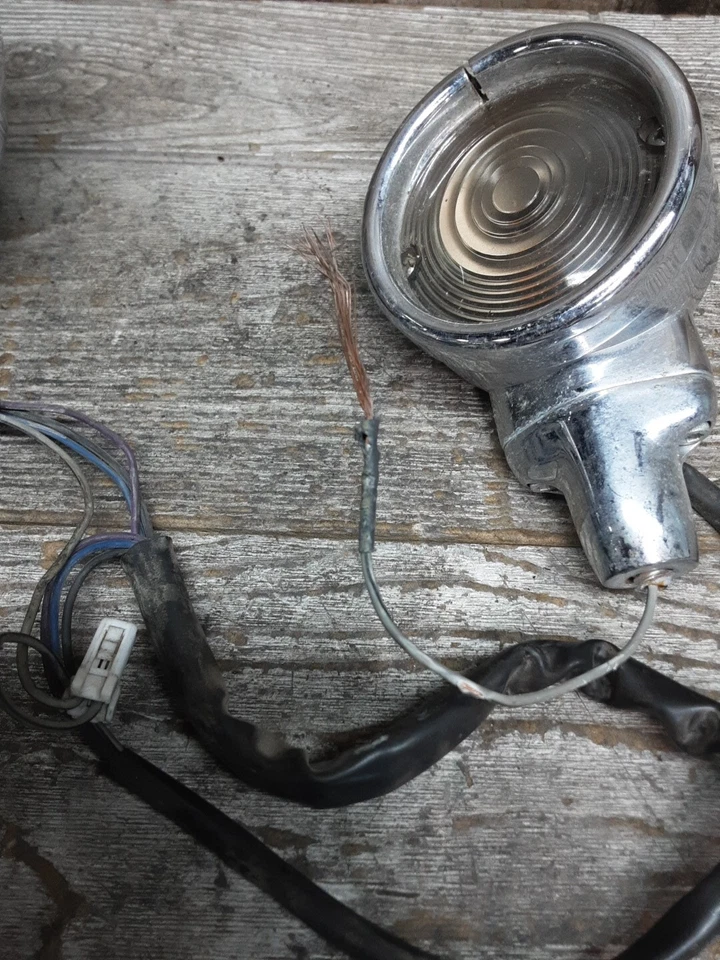 Harley Davidson Road King 1998 98 94-98 conjunto de luces de giro delanteras Foto 3 de 4