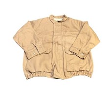 Bulwark FR Flame Resistant Duck Canvas Brown Barn Coat Jacket Size XL Lined