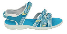 Teva Youth Girl's 7 Blue Tirra Sandals Strappy Style Adjustable Straps