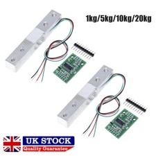 2 Sets Load Cell HX711 Module Weight Sensor 1KG-20KG Aluminum Alloy For Arduino