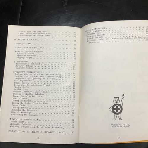 ORIGINAL Case 430CK Loader Backhoe Operators Owners Manual Construction King - Picture 4 of 5