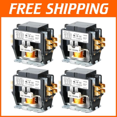 UL Certified 4 Pcs 24V Air Conditioner Contactor - Reliable 40A Performance