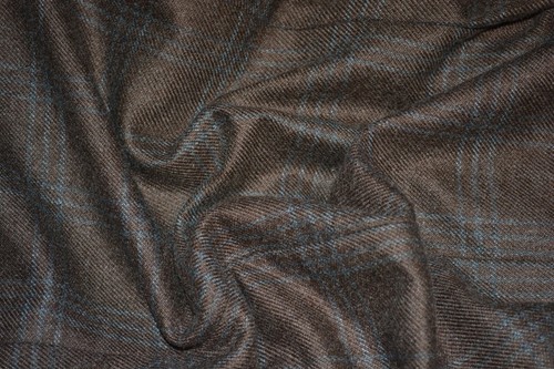 $3895 Chaqueta Ermenegildo Zegna Seda Cachemira Personalizada Marrón a Cuadros 44R Ajuste DELÍGADO - Imagen 20 de 24