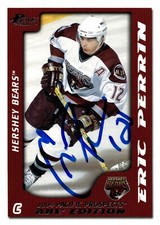 Eric Perrin - Signed 2003-04 Pacific AHL Prospects Card #39