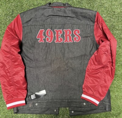 タズマニアンデビル デニムジャケット　San Francisco 49ers タズマニアンデビル デニムジャケット San Francisco 49ers