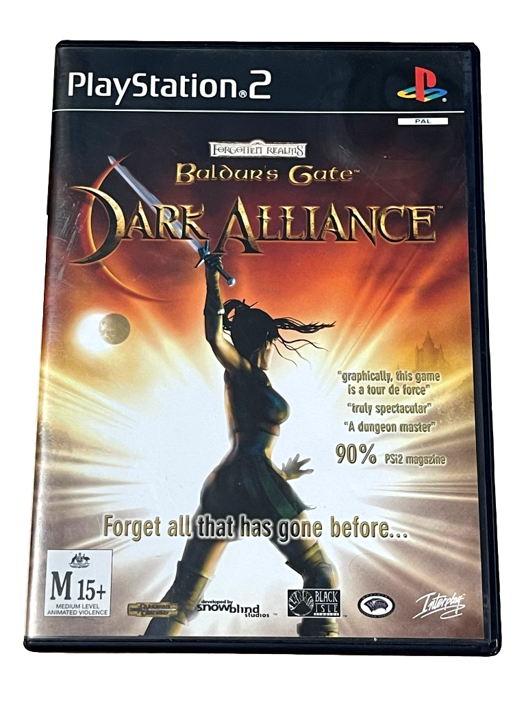 Baldur's Gate Dark Alliance PS2 PAL *Complete* | eBay