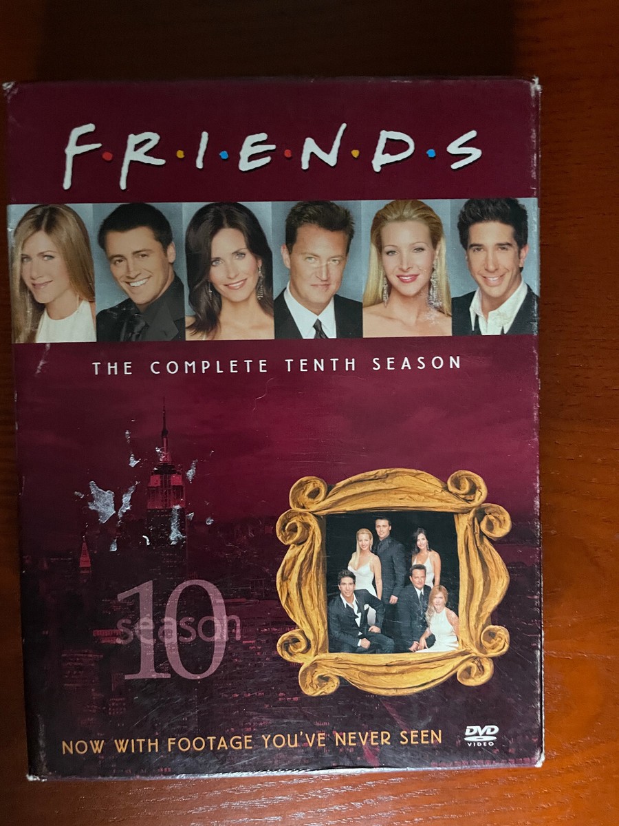 Friends Season 10 DVD Set Used Very Good Condition Case Worn