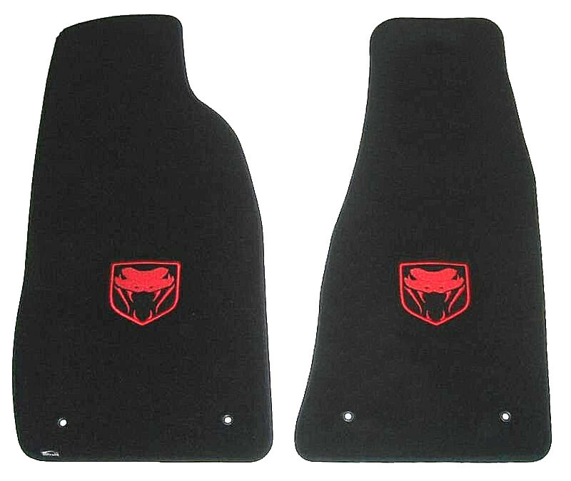 LLOYD Velourtex FLOOR MATS Red Fangs logos fits 2003 to 2006 Dodge