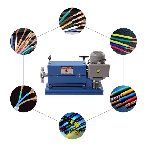 Electric Wire Stripping Machine 0.06" - 1.5" Copper Cable Stripper 1.5~38mm 370w
